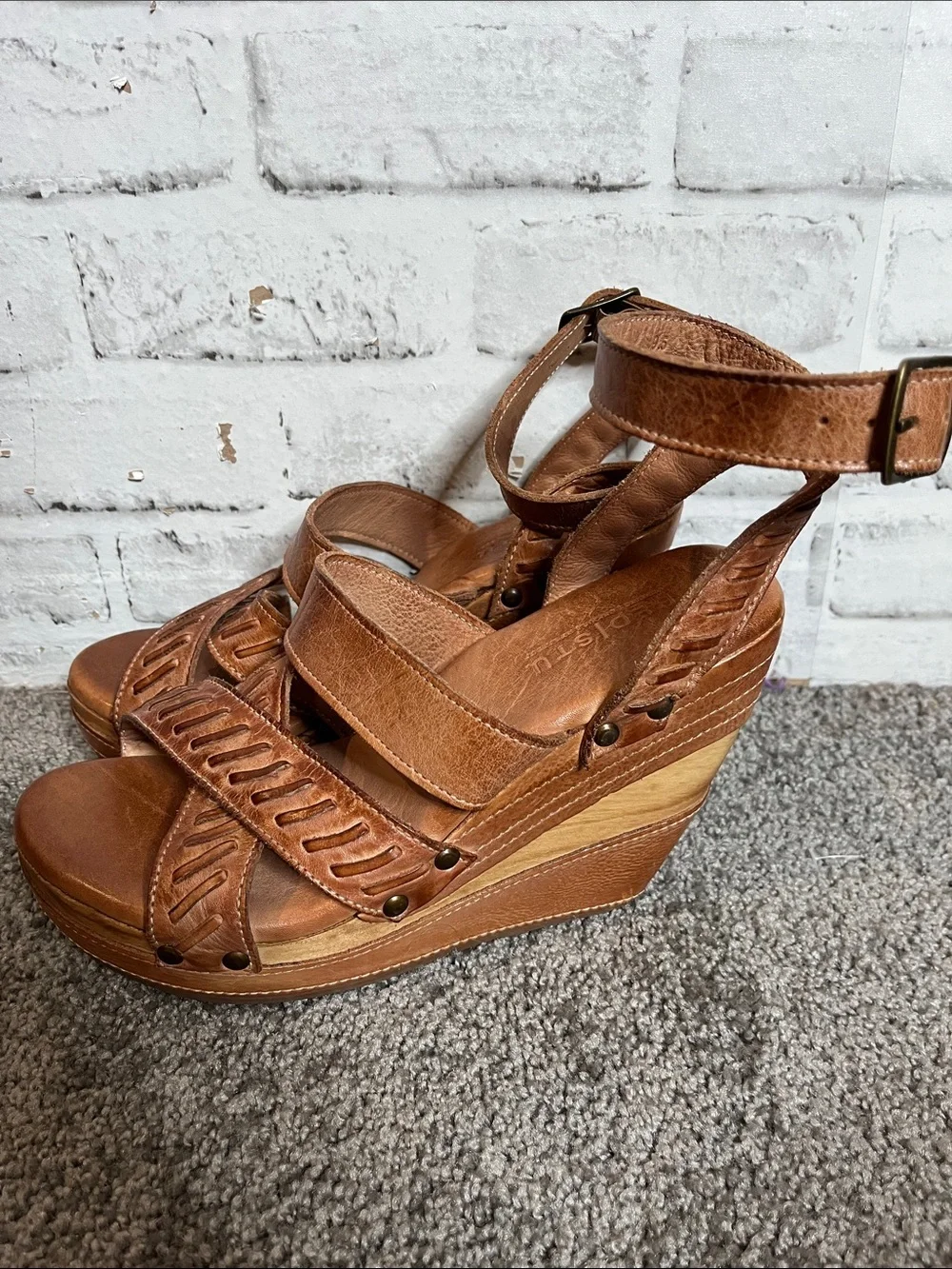 Bed Stu Kaphie leather wedges - Picture 5 of 9